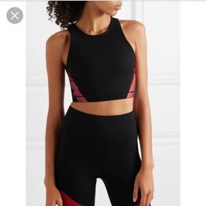 ALL ACCESS Stevie cutout striped sports bra
